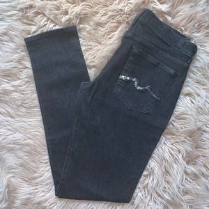 Stoned Black Skinny Jeans